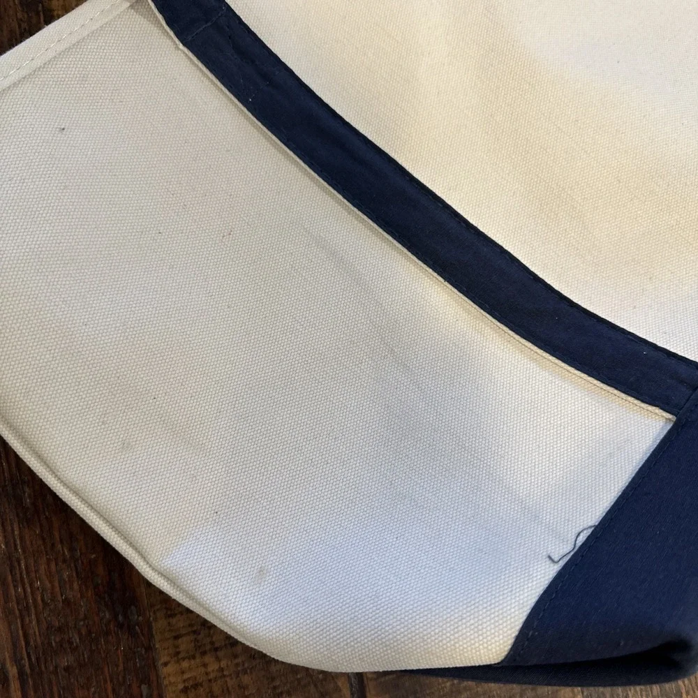 Lucky Brand large Sturdy Canvas Shoulder Tote Bag Zip‎ Close